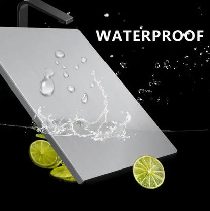 Stainless Steel Non-Slip Cutting Board for Kitchen Prep